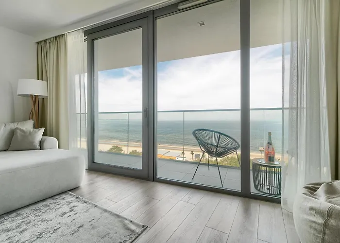 Wave Front Sea View 7 Floor 公寓 米兹多洛杰